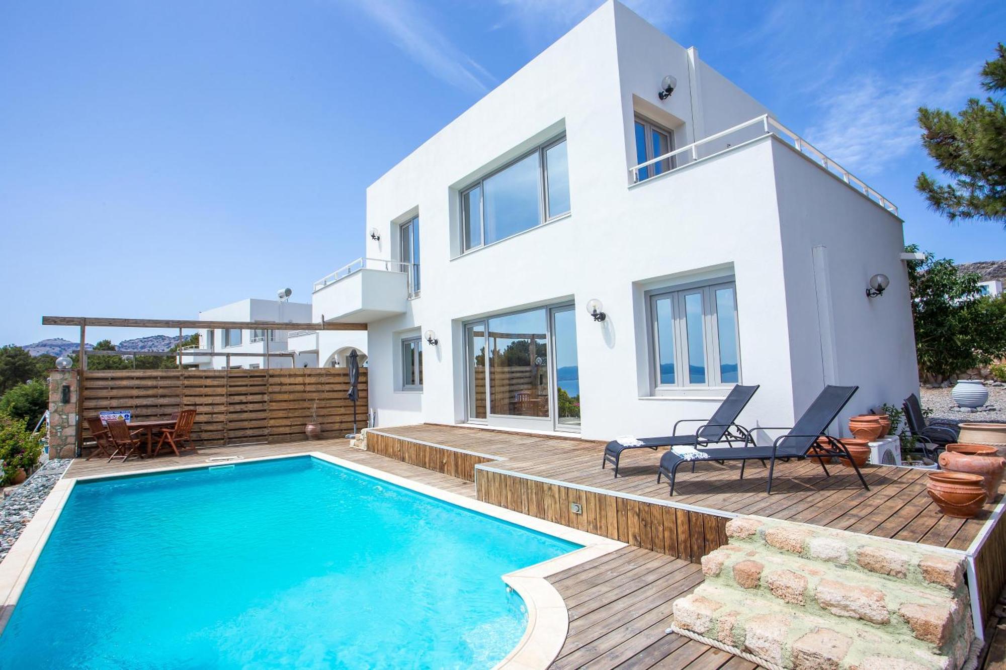 Spilia Bay Villas Pefki  ภายนอก รูปภาพ